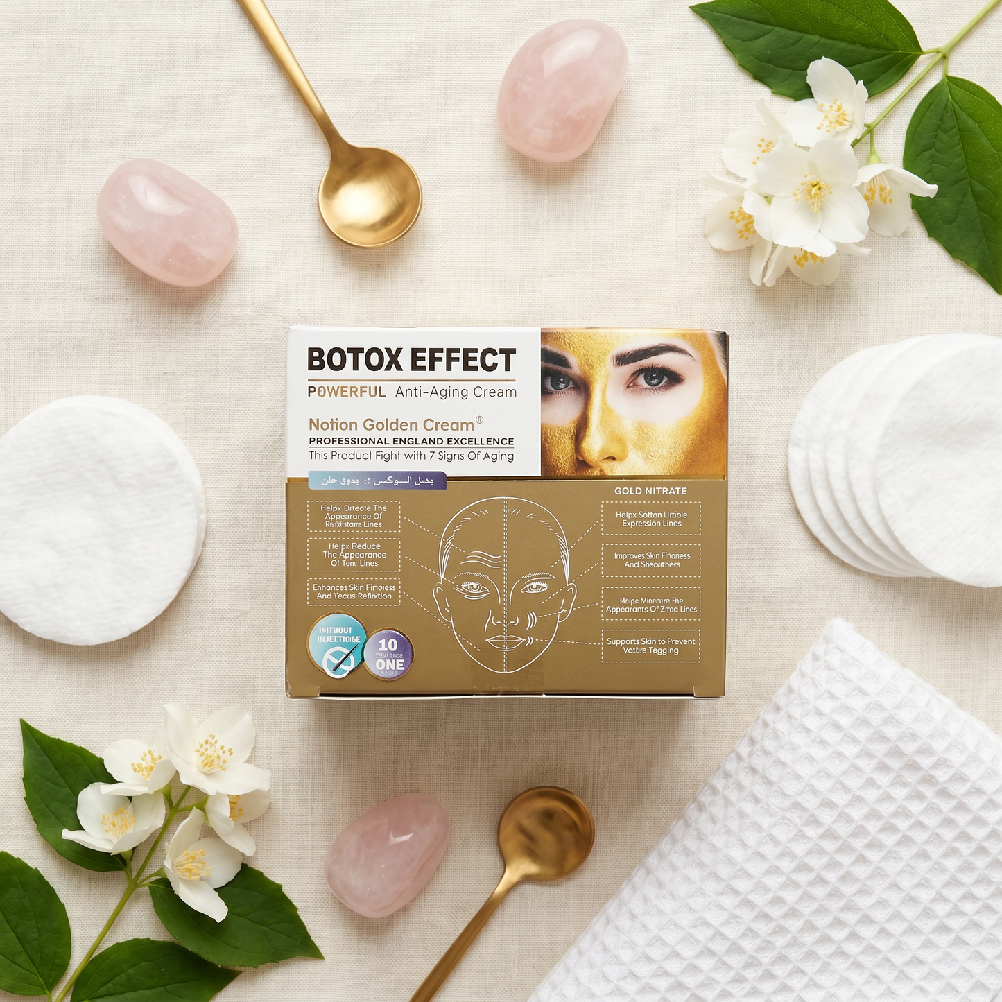 Botox Notion Anti-Aging Face Ampules with Gold Nitrate 30gm