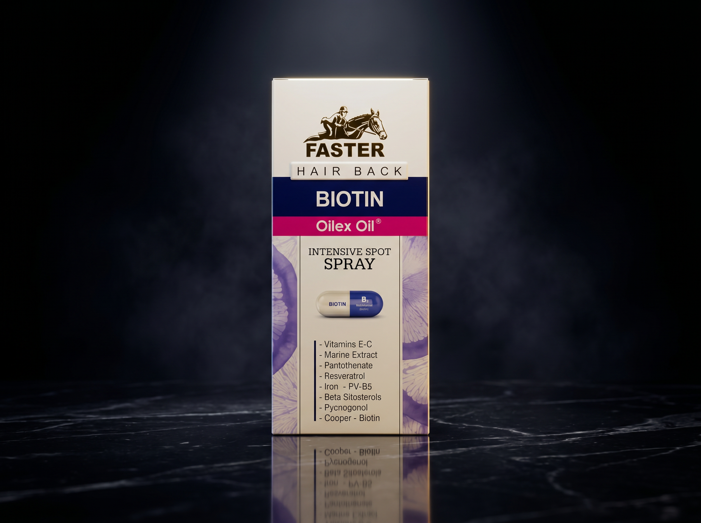 Faster Hair Back Biotin Oilex Oil Intensive Spot Spray 100ml
