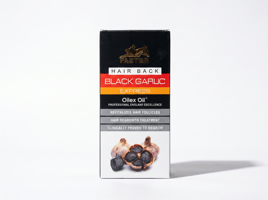 Faster Hair Back Black Garlic Express Oilex Oil 100ml - FASTER STRONG | VELUREA