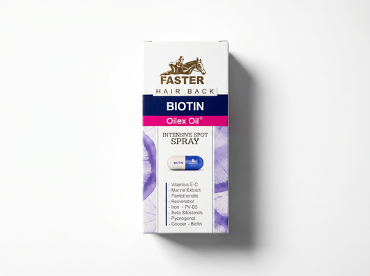 Faster Hair Back Biotin Oilex Oil Intensive Spot Spray 100ml - FASTER STRONG | VELUREA